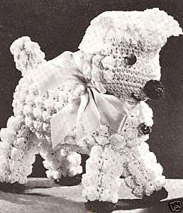 Baby Lamb Stuffed Animal Toy Crochet Pattern Vintage l  