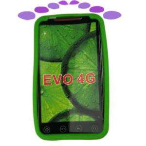 Silicone Silicon Case Skin For HTC EVO 4G Green 9525  