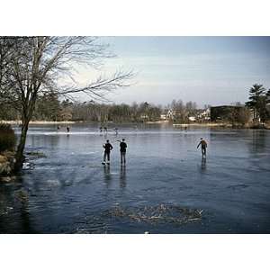  Pond Hockey and Skating, near Brockton, Massachusetts 
