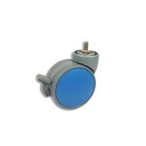   Casters   Grey Caster with Blue Finish   Item #400 75 GY BU TS WB WCN