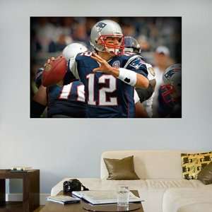 Tom Brady Fathead Wall Graphic In Your Face Mural   NFL 