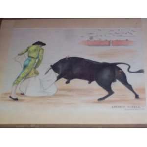 Bull Fighting Painting by Carmelo Tienda