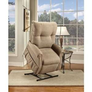  Two Way Reclining Lift Chair Fabric Stampede   Chocolate 