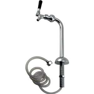 Single Tap Chrome Axis Draft Beer Kegerator Tower Kitchen 