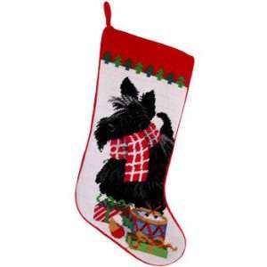 Scottish Terrier Christmas Stocking
