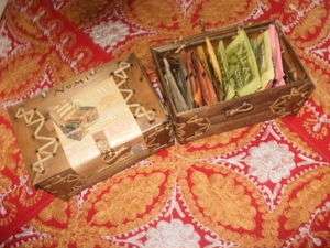 Numi Tea Bamboo Treasure Chest & 18 Assorted Tea Bags Caffeine Free 