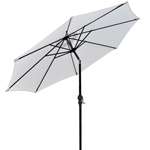 ft Aluminum Outdoor Patio Umbrella Crank Tilt Sunshade Cover Market 