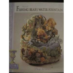   Musical Fishing Bears Water Fountain Plays 12 Tunes 