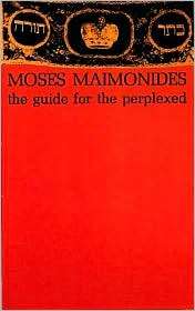 The Guide for the Perplexed, (0486203514), Moses Maimonides, Textbooks 