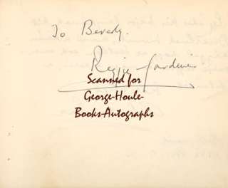 REGINALD GARDINER~AUTOGRAPH~ERNA RUBINSTEIN~1944  