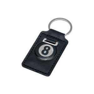    Novelty Items Eight Ball Leather Key Holder