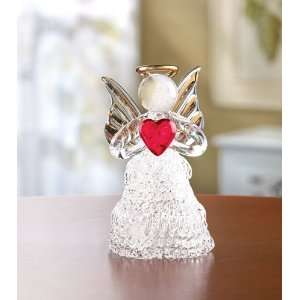  Glass Angel with LED Light