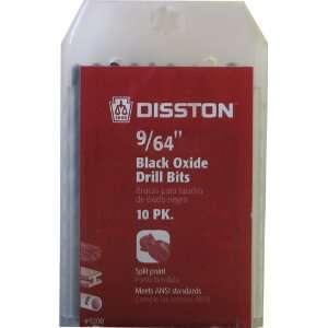    Disston 9/64 Black Oxide Drill Bits; 10 pack