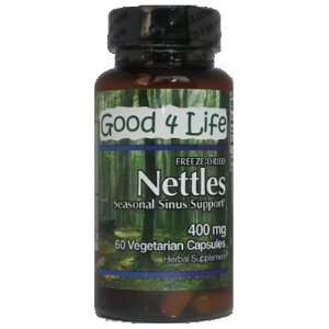  Nettles 400mg (Freeze Dried) 60 Vegetarian Capsules 