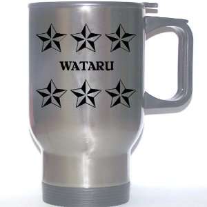  Personal Name Gift   WATARU Stainless Steel Mug (black 