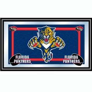  NHL Florida Panthers Framed Team Logo Mirror Electronics