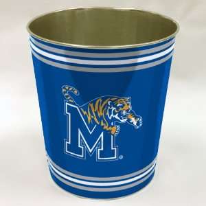    Memphis Tigers NCAA Metal Waste Paper Basket 11