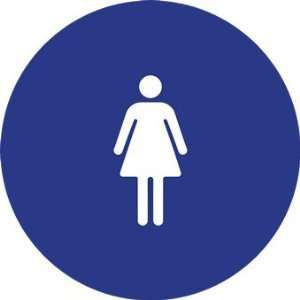  ADA Compliant Womens Restroom Door Signs with Female 