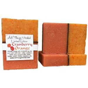   Orange Scented Hand Made Herbal Bar Soap by All Things Herbal Beauty