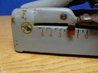 Antique Nippo ABEC Check Writer Number Machine U43  