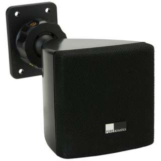 Pure Acoustics   Lord HT770 4 Black Cube Speaker with Bracket  