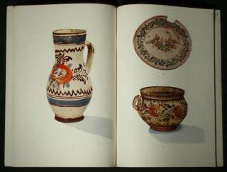BOOK Antique Hungarian Pottery Sarospatak ceramic folk art painted 