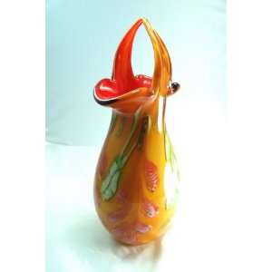   Design   Artistic Selection   Twin Beetles Claw Millefiori Glass Vase