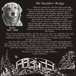  Granite Rainbow Bridge Pet Memorial