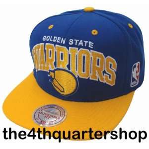  Golden State Warriors Mitchell & Ness Block Snapback Cap 