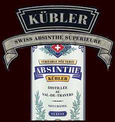 KUBLER SWISS ABSINTHE GLASSES   Collectible  