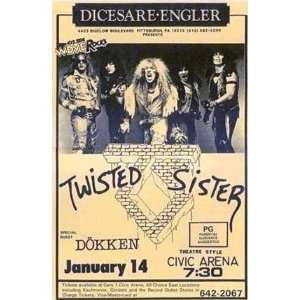   Concert Tour Poster / with Dokken and Ac/dc