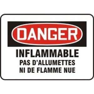  DANGER INFLAMMABLE PAS DALLUMETTES NI DE FLAMME NUE Sign 