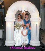 NEW Gemmy Airblown Inflatable Wedding Archway Lights Up  