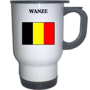 Belgium   WANZE White Stainless Steel Mug