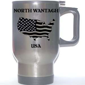  US Flag   North Wantagh, New York (NY) Stainless Steel Mug 