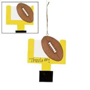  Personalized Football Ornament   Party Decorations 