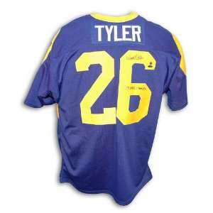  Wendell Tyler Autographed Jersey   Blue Throwback 