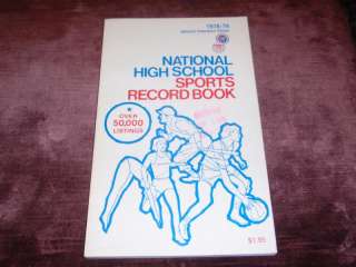1978 79 National High School Sports Record Book. HS  