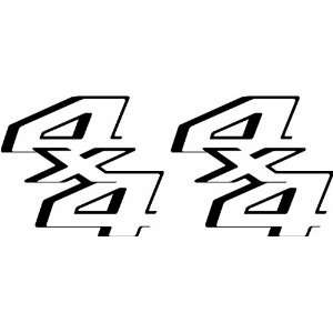  4x4 Decals (Black)   2011 to 2012 Ford Style Everything 