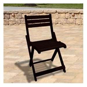  Vifah Outdoor Folding Chair 18L X 19W X 31H   Expresso 