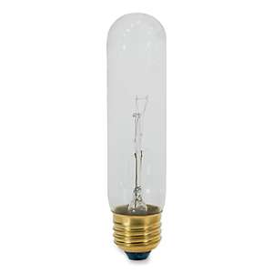 Sli Lighting Slt 60979 Showcase Tubular Light Bulb   Clear   40w 