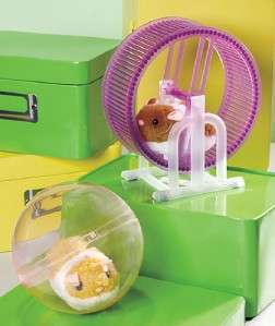 Happy Hamster Interactive Pet on Wheel Ages 5+ NEW  