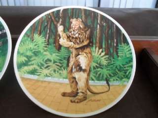 KNOWLES 1977 COMPLETE SET 8 WIZARD OF OZ 40TH ANNIVERSARY PLATES MINT 