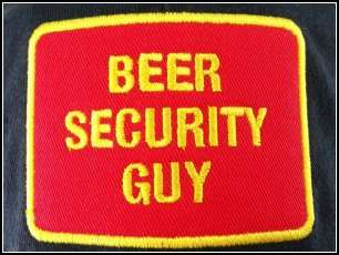 Beer Security Guy HAT Novelty Funny Cotton Ball Cap  