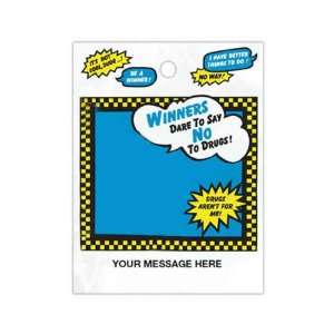 Winners dare to say no to drugs   Stock design single wall 9 x 12 