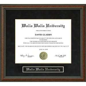  Walla Walla University (WWU) Diploma Frame Sports 