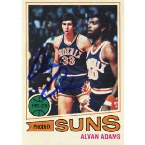  Alvan Adams Autographed Trading Card 