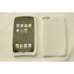  2 x WHITE Premium Soft Skin Silicon Case for Apple iPod 