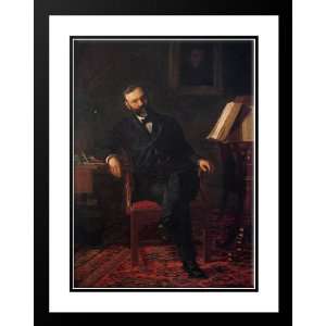 Eakins, Thomas 28x36 Framed and Double Matted Portrait of 