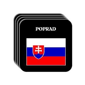  Slovakia   POPRAD Set of 4 Mini Mousepad Coasters 